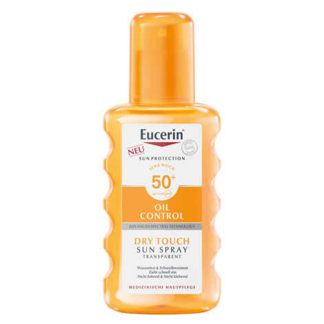 EUCERIN Dry Touch Oil Control Transparentný sprej SPF 50 200 ml