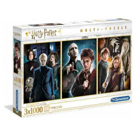 Clementoni Puzzle 3x1000 dielikov - Harry Potter