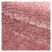 Kusový koberec Brilliant Shaggy 4200 Rose kruh Rozmery kobercov: 200x200 (priemer) kruh