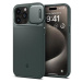 Kryt Spigen Optik Armor MagSafe, abyss green - iPhone 15 Pro Max (ACS06600)
