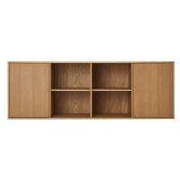 Nízka závesná komoda v dekore duba v prírodnej farbe 176x61 cm Mistral – Hammel Furniture