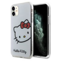 Hello Kitty IML Head Logo Zadný Kryt pre iPhone 11 White