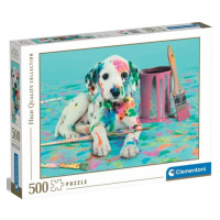 Clementoni - Puzzle 500 Legrační dalmatín