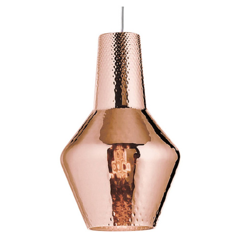 Závesná lampa Romeo 130 cm ružovo-zlatá metalická Ailati