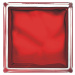 Luxfera Glassblocks red 19x19x8 cm lesk 1908WREBR