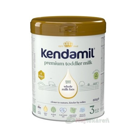 KENDAMIL Premium 3 HMO+ mliečna výživa malých detí (od ukonč. 12. mesiaca) 800 g