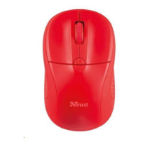 TRUST Primo Wireless Mouse - červená, USB, bezdrôtová