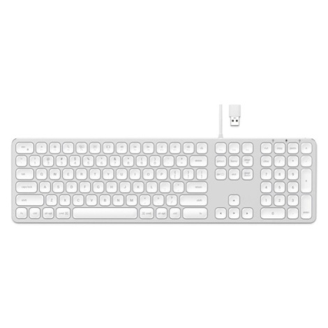 Satechi Aluminum keyboard s číselnou klávesnicou US strieborná