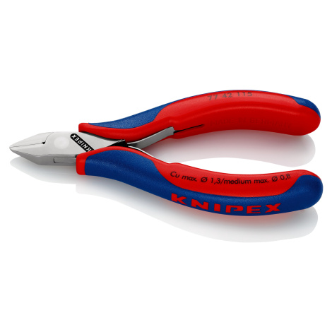 KNIPEX Kliešte cvikacie bočné pre elektroniku 7742115