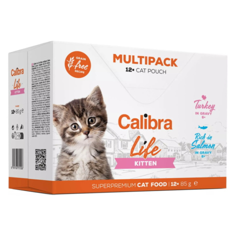 CALIBRA Life kapsa Kitten Multipack kapsičky pre mačiatka 12 x 85 g