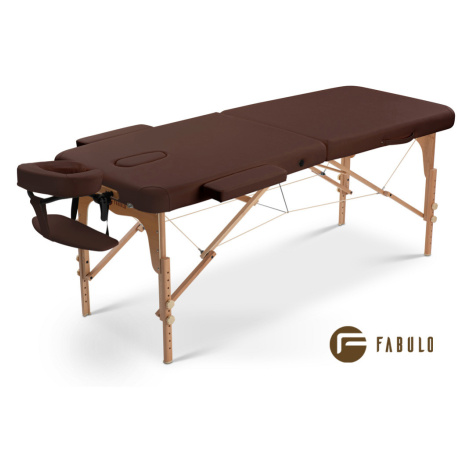 Skladací masážny stôl Fabulo UNO Set Farba: čokoládová