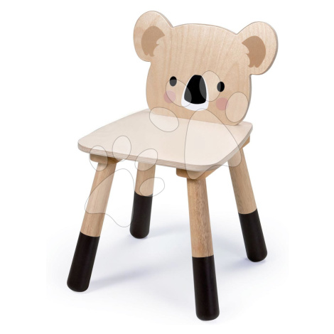 Drevená stolička medvedík Forest Koala Chair Tender Leaf Toys pre deti od 3 rokov