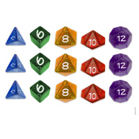Greater Than Games Sentinel Comics: The Roleplaying Game Dice Set