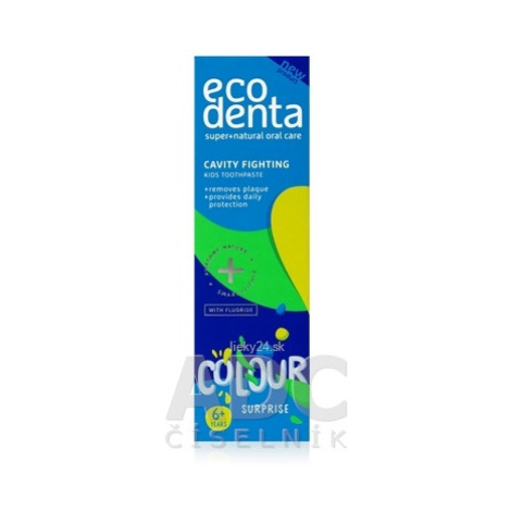 EcoDenta KIDS CAVITY FIGHTING COLOUR surprise