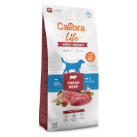 CALIBRA Life Fresh Beef Adult Medium granuly pre psov 1 ks, Hmotnosť balenia: 2,5