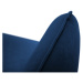 Modrá zamatová pohovka 160 cm Vienna – Cosmopolitan Design