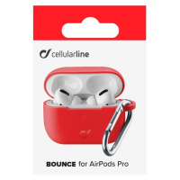 Cellularline Bounce ochranné puzdro Apple AirPods Pro červené