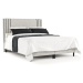 Svetlosivá čalúnená dvojlôžková posteľ s úložným priestorom 160x200 cm Musca – Maison de Rêve