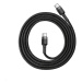 Baseus Cafule Series nabíjací / dátový kábel USB-C na USB-C PD2.0 60W Flash 2m, šedá-čierna