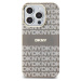 DKNY PC/TPU Repeat Pattern Tonal Stripe Magsafe Zadný Kryt pre iPhone 15 Pro Beige