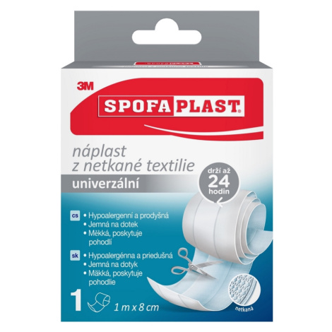 3M™ SPOFAPLAST 864 Náplasť z netkanej textílie 1 m x 8 cm