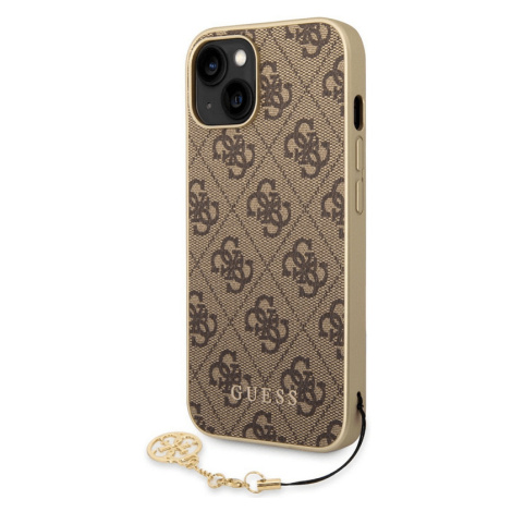 Kryt na Apple iPhone 14 Guess 4G Charms GUHCP14SGF4GBR hnedé