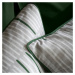 Zelené/sivé bavlnené obliečky na dvojlôžko 200x200 cm Camden Stripe – Content by Terence Conran