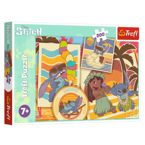 Trefl Puzzle Lilo & Stitch: Hudobný svet 200 dielikov