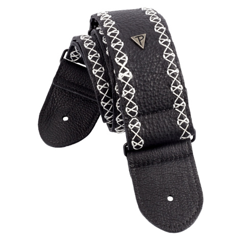 Perri's Leathers Fancy Stitch Black & White