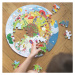 Bigjigs Toys Okrúhle podlahové puzzle Štyri ročné obdobia 50 dielikov