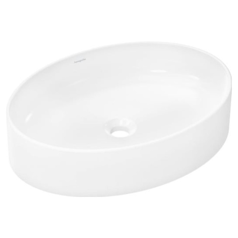 Umývadlo na dosku Hansgrohe Xuniva D 55x40 cm bez otvoru pre batériu, bez prepadu 61072450