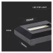 Schodiskové LED svietidlo štvorcové 2W, 3000K, 60lm, čierne VT-1152 (V-TAC)
