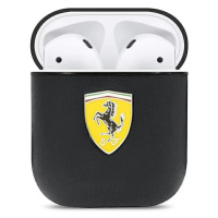 Obal Ferrari FESA2LEBK AirPods cover black On Track Leather (FESA2LEBK)