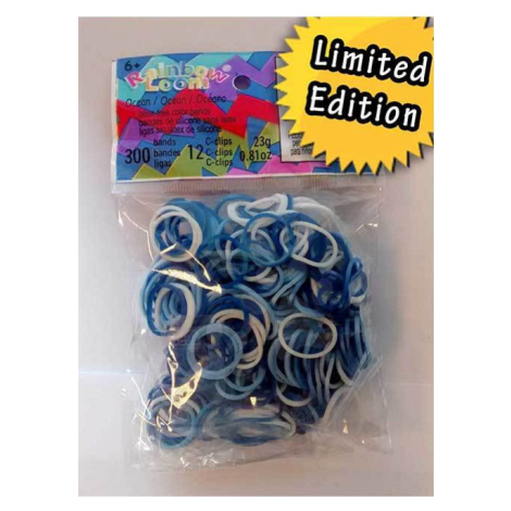 Rainbow Loom originálne gumičky pre deti oceán mix 300 kusov 05547