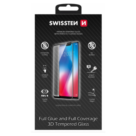 Tvrdené sklo na Xiaomi Redmi 8/8A Swissten 3D 9H celotvárove čierne