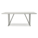 Sivý jedálenský stôl Tenzo Grain, 180 x 90 cm