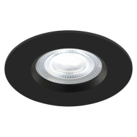 Zapustené LED svietidlá Don Smart, 3ks, čierna