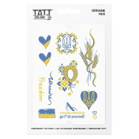 TATTonMe Vodeodolné dočasné tetovačky Ukrajina mix