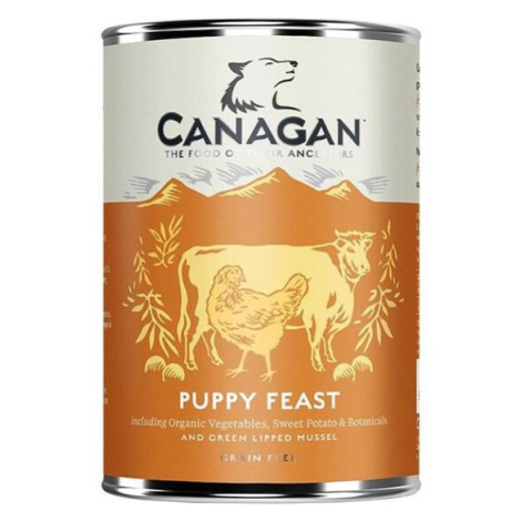 CANAGAN Puppy feast konzerva pre psov 400 g