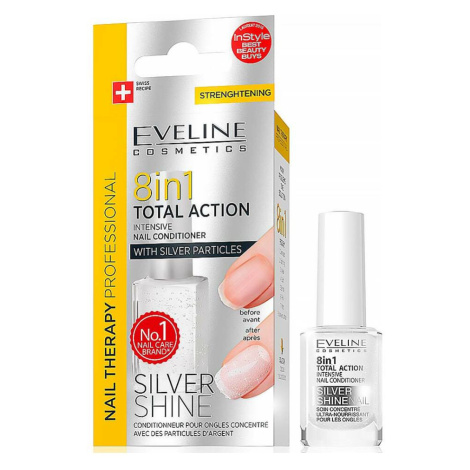 EVELINE Spa Nail Total 8v1 Silver kondicionér na nechty 12 ml