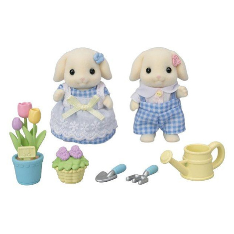 Sylvanian Families Kvetinový set a súrodenci Flora králikov