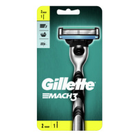 GILLETTE Mach3 Strojček + 2 hlavice