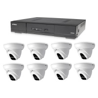 Kamerový set 1x AVTECH DVR DGD1009AV a 8x 2MPX Dome kamera AVTECH DGC1004XFT