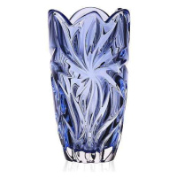 Aurum Crystal Váza FLORA blue 280 mm