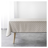 Douceur d intérieur  NAPPE RECTANGLE 150 x 240 CM POLYESTER IMPRIME GRIS  Obrusy Šedá