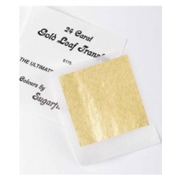Sugarflair Transfer plát zlatý 24 karátů (8 x 8 cm) - Sugarflair