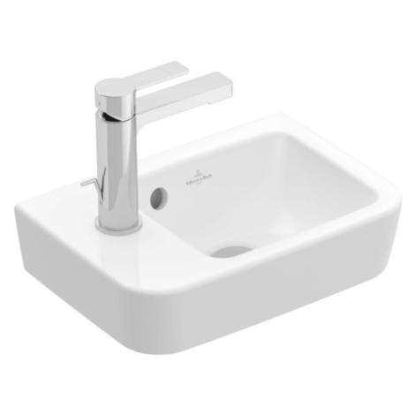 O.novo Umývadlo Compact, 360 x 250 x 145 mm, biele Alpin, s prepadom, neleštené Villeroy & Boch