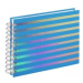 Hama 2592 album klasický špirálový FLASHY 24x17cm, 50 strán, modrý, biele listy
