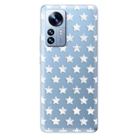 Odolné silikónové puzdro iSaprio - Stars Pattern - white - Xiaomi 12 Pro