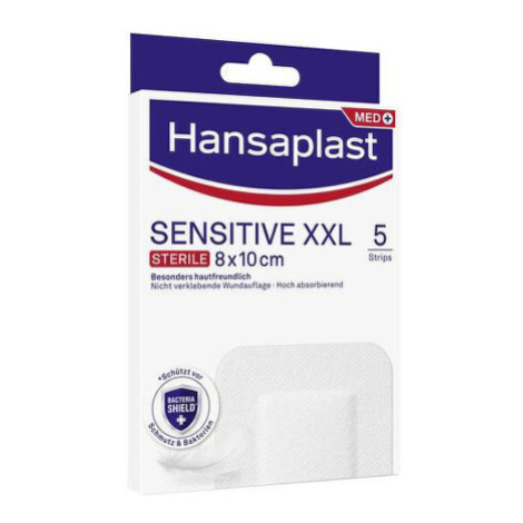 HANSAPLAST Med sensitive XXL náplasť 8x10 cm 5 ks
